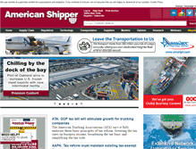 Tablet Screenshot of americanshipper.com